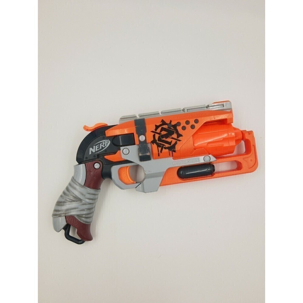 Nerf Zombie Strike HammerShot Blaster Gun Foam Dart Pistol Revolver Blaster